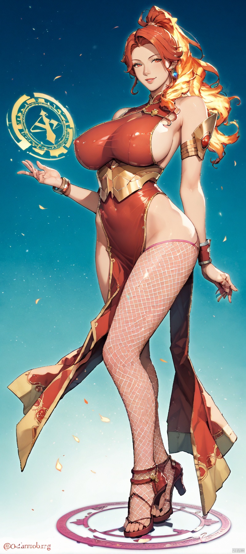 1 girl,  flame body,  masterpiece on Tensor.Art