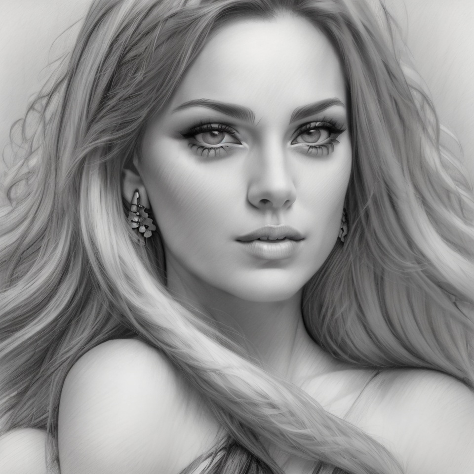 sketch,  1girl,  solo on Tensor.Art