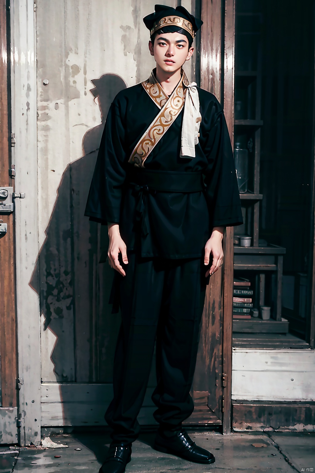  absurdres,incredibly absurdres,reality,realistic,,(solo:1.2),1boy,full_shot, Ancient costume_dxer