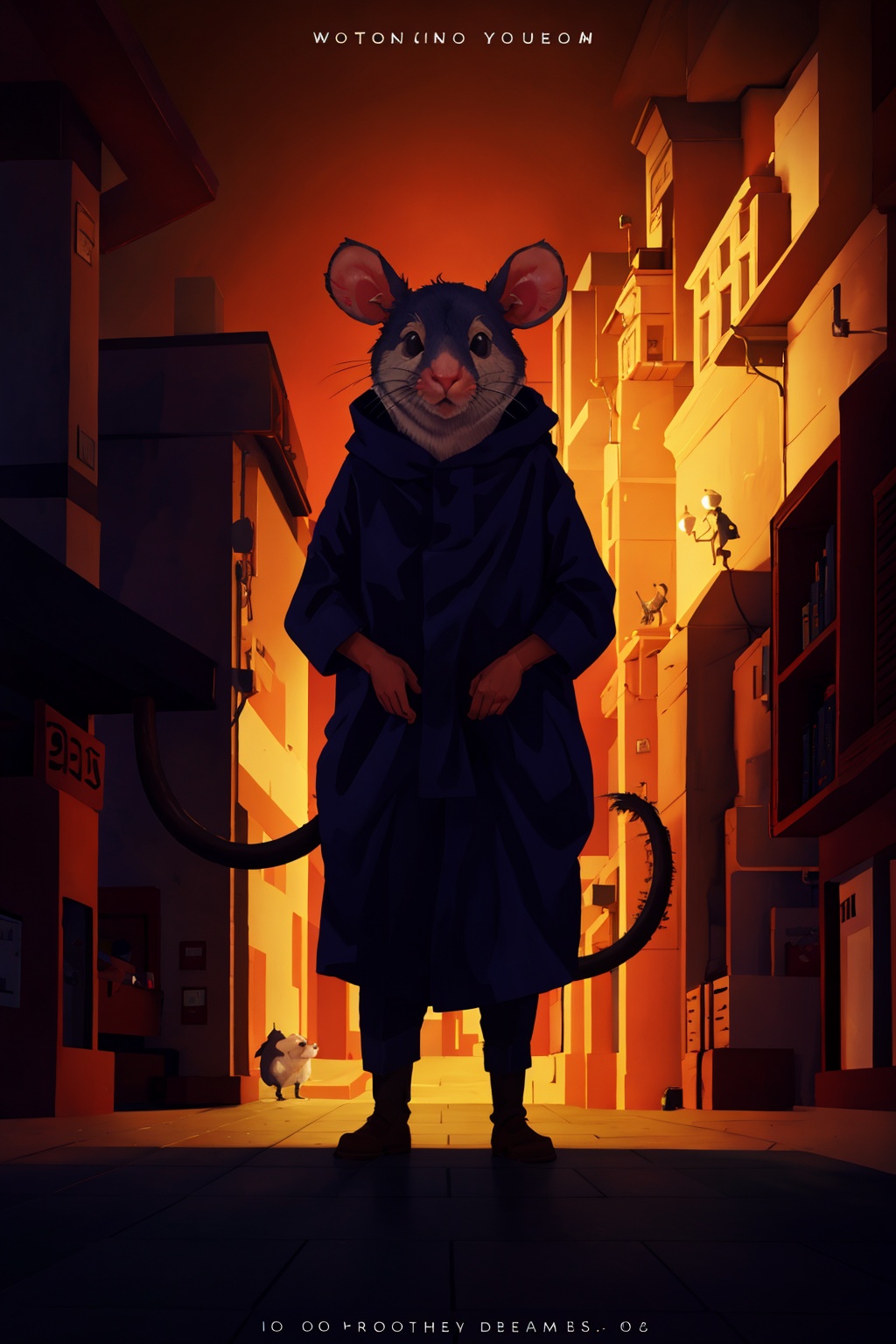 Sylvain_Sarrailh_style_lora_by_niolas,  cinematic rat on Tensor.Art
