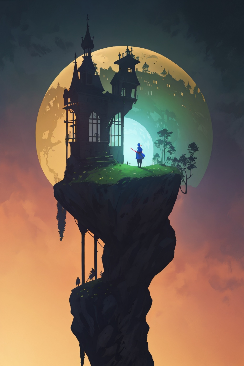 Sylvain_Sarrailh_style_lora_by_niolas,  outdoors,  fantasy on Tensor.Art