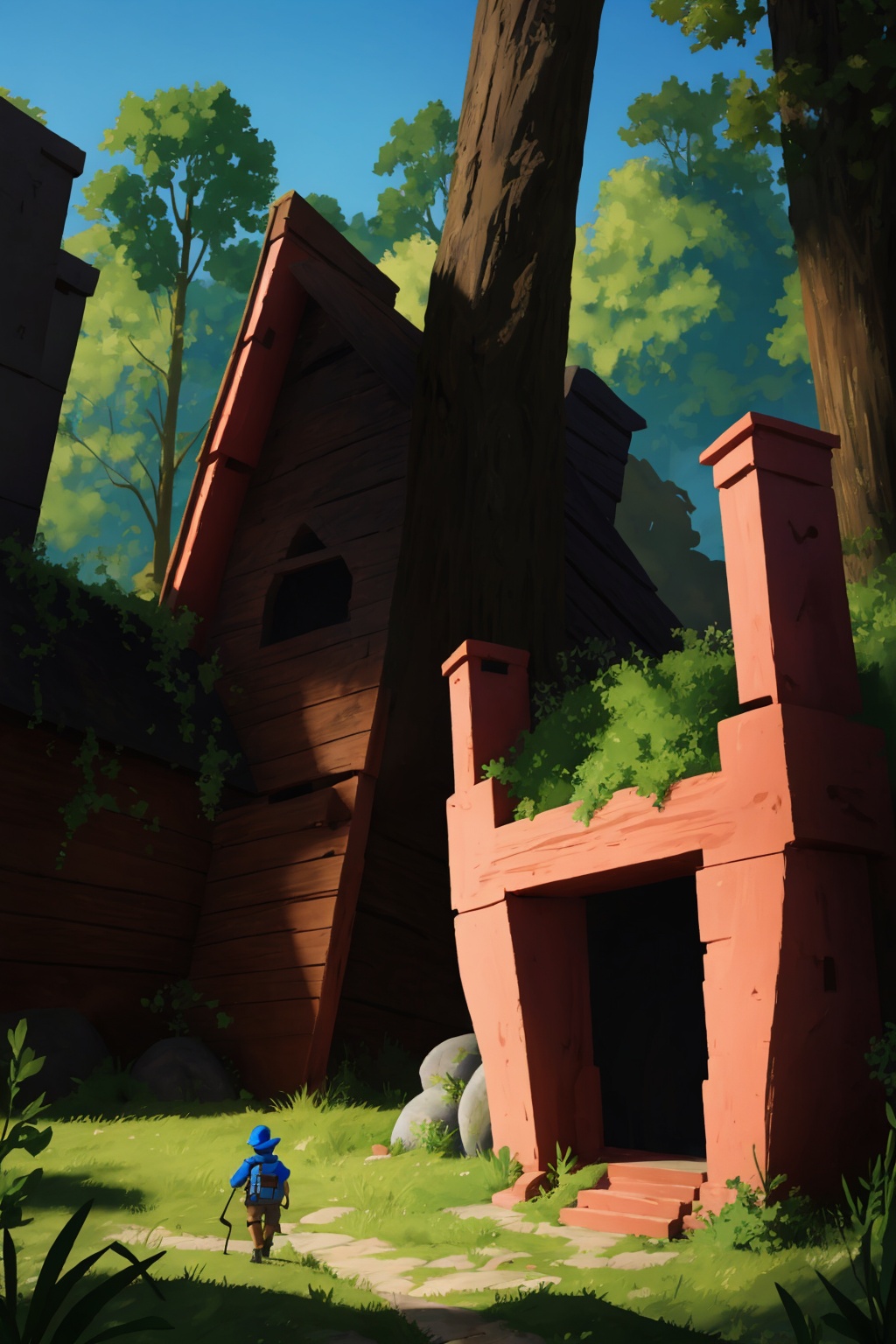 Sylvain_Sarrailh_style_lora_by_niolas,  outdoors on Tensor.Art