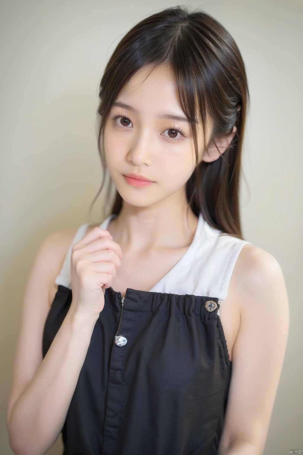  1girl,asian,shy,high quality,
high details,,upper_body,
simple background,