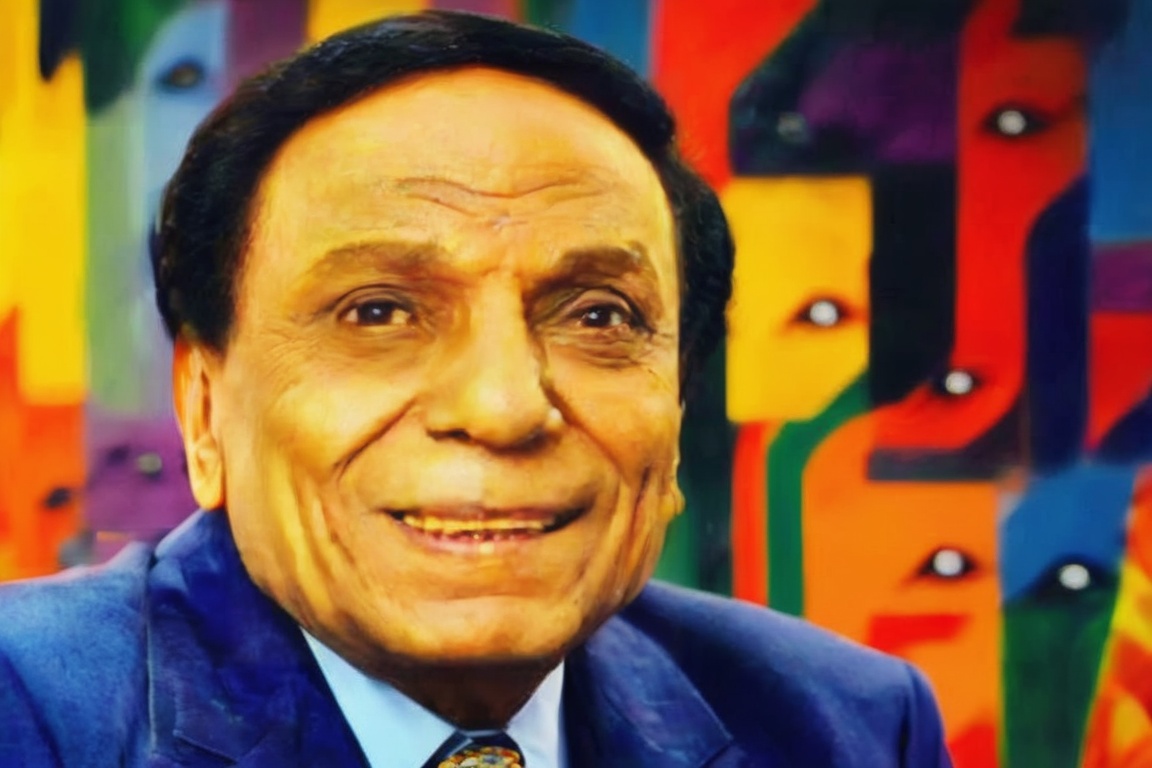 artwork. Gangester man. adel emam,  Colors burst. evil. Detailed evil eyes.,  more detail XL on Tensor.Art