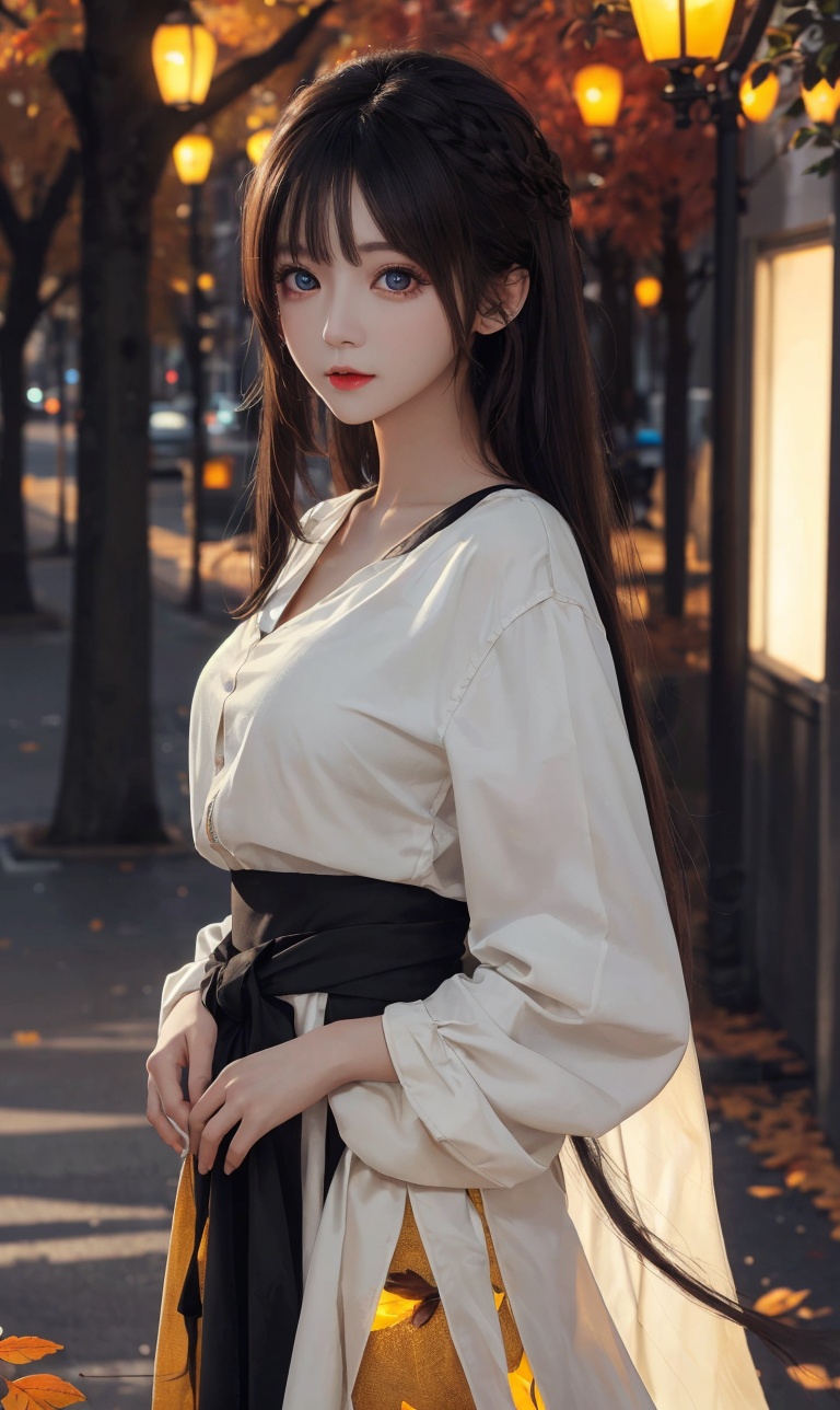 a beautiful girl,  from head to waist,  extremely luminous bright design on Tensor.Art