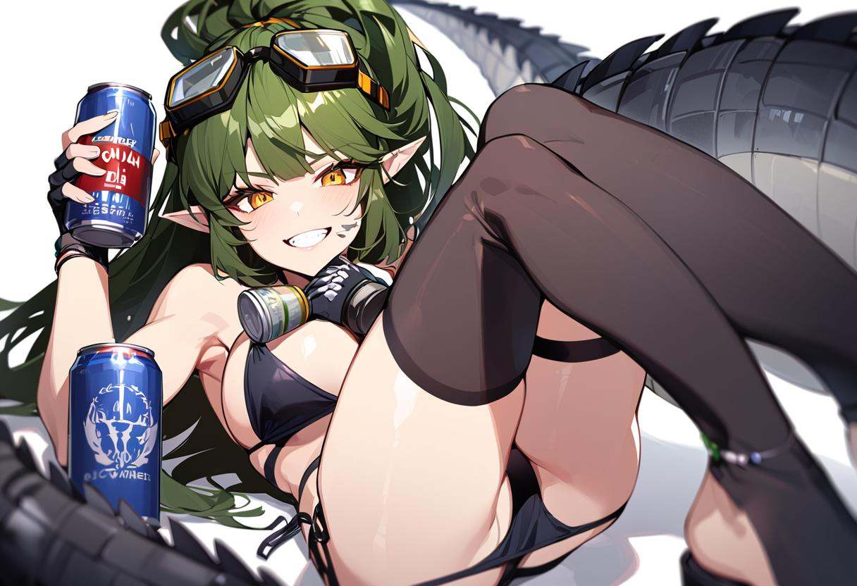 gavial,  1girl,  solo on Tensor.Art