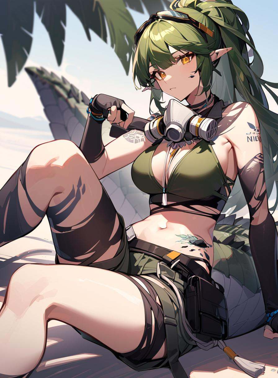 gavial,  1girl,  solo on Tensor.Art