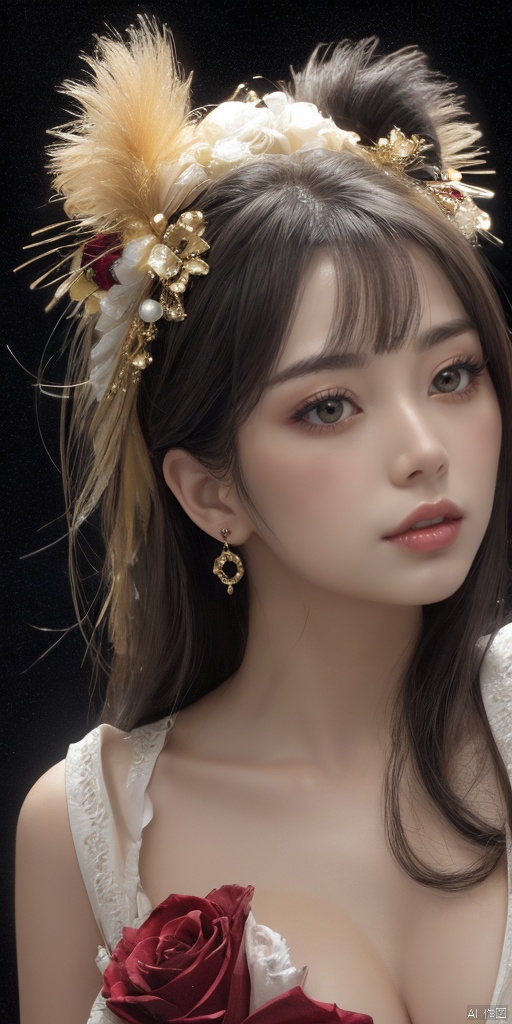 1girl,  Han Chinese girls,  yellow Hanfu on Tensor.Art