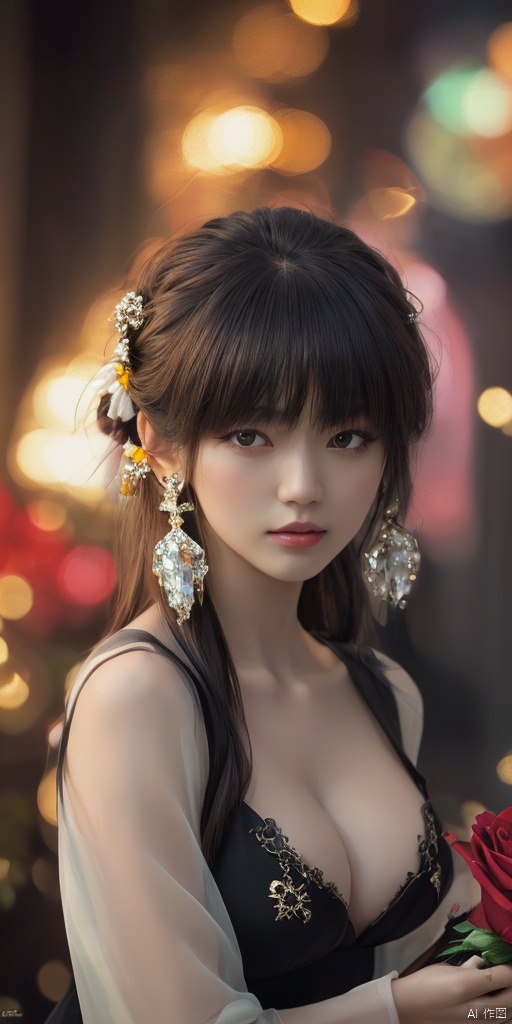 1girl,  Han Chinese girls,  yellow Hanfu on Tensor.Art