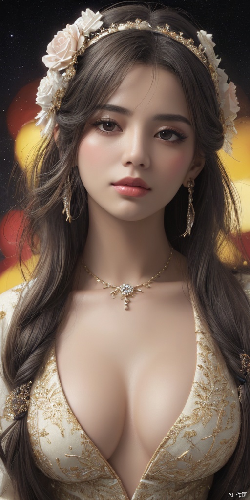 1girl,  Han Chinese girls,  yellow Hanfu on Tensor.Art