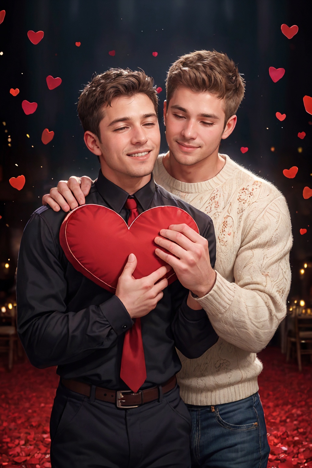 2boys,  aged up males,  gay couple on Tensor.Art