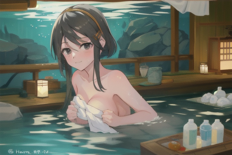 1 girl,  kancolle,  Haruna on Tensor.Art