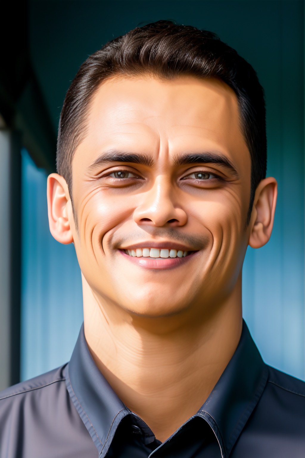 A photograph of a handsome young man,  indonesian,  40 yo on Tensor.Art