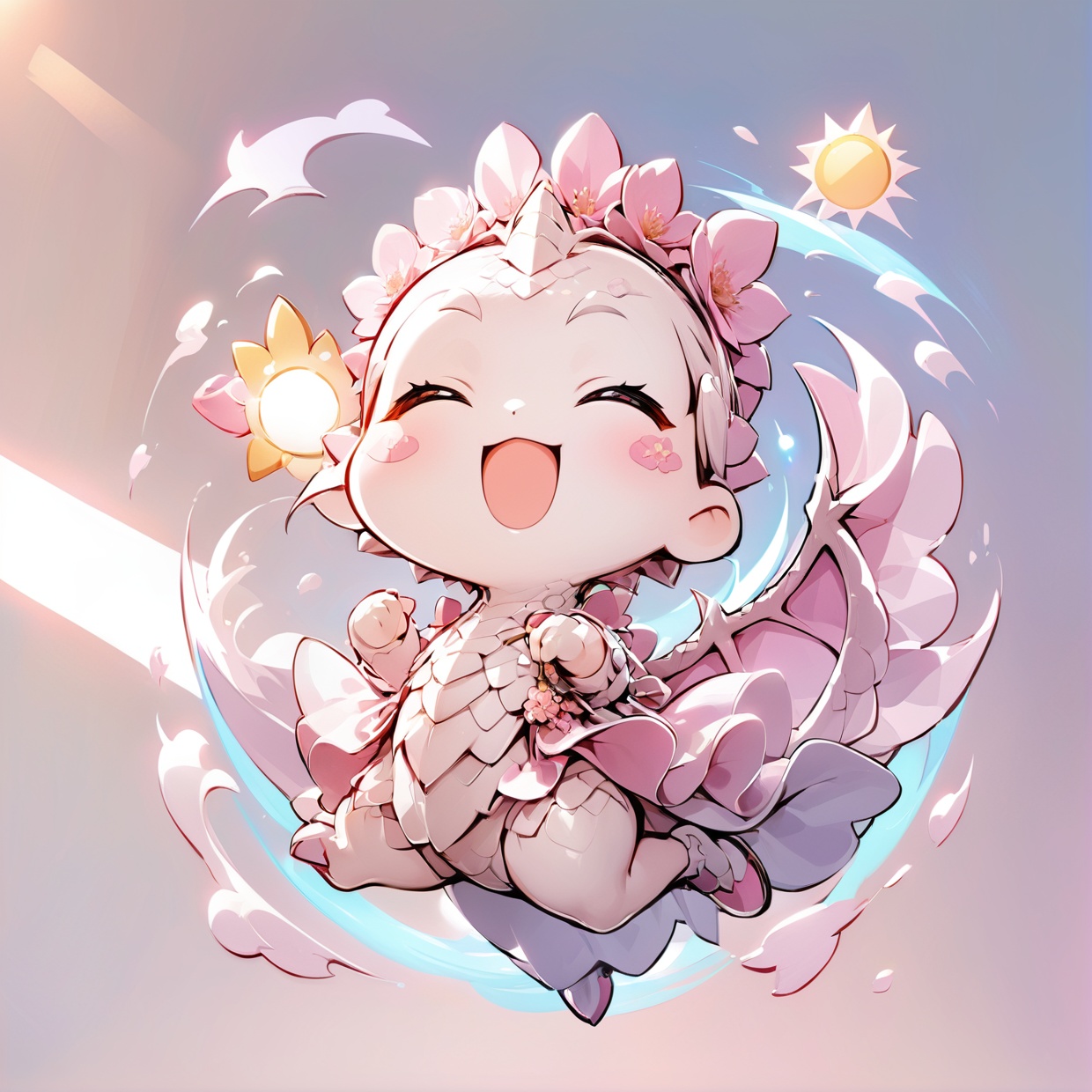 portrait of cute dragon,  (dynamic pose),  high quality on Tensor.Art
