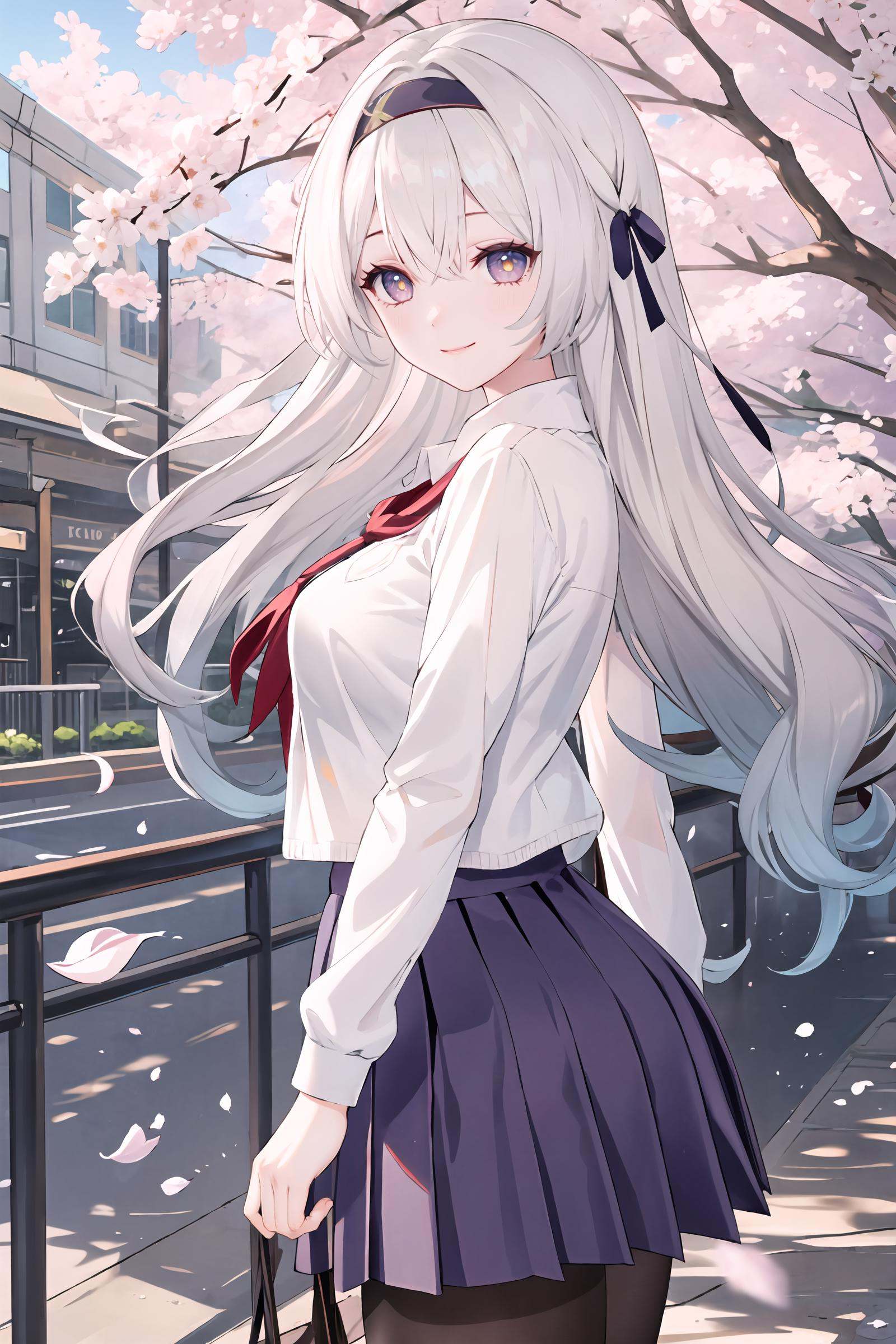 1girl,  firefly \(honkai: star rail\),  hairband on Tensor.Art