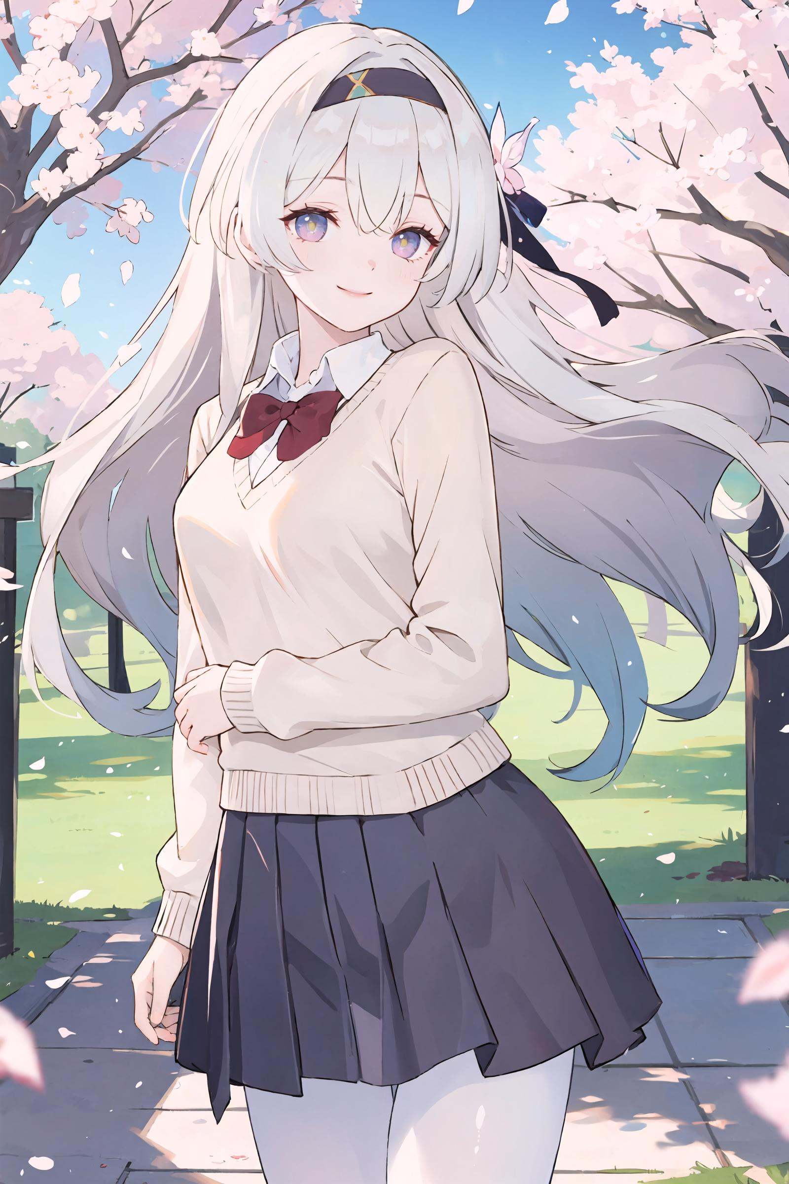 1girl,  firefly \(honkai: star rail\),  hairband on Tensor.Art