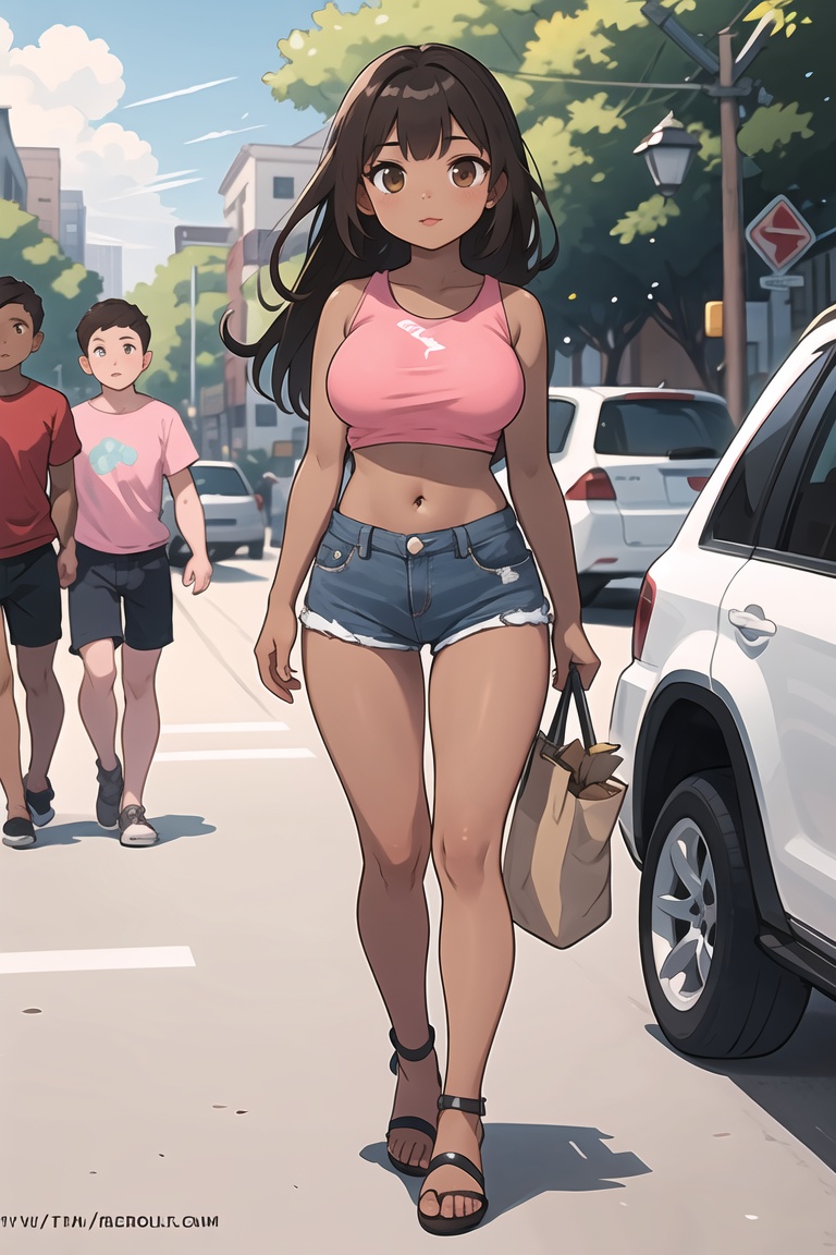 1girl,  long hair,  breasts on Tensor.Art