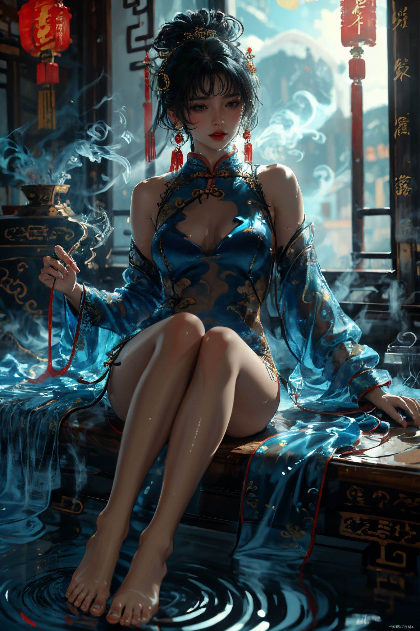 full body,  full-body image,  shang dynasty on Tensor.Art