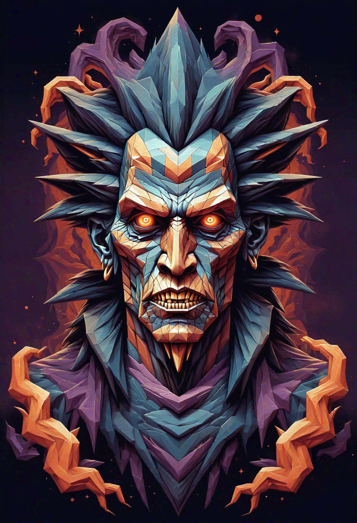 DonMG30T00nXL 2D illustration fusion of hantu bantu,  hantu ulat ulat by DonMischo on Tensor.Art