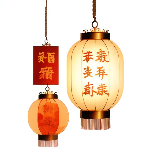 red lantern, illustration, simple background, white background, rope, chinese text,<lora:lbc_red Lantern :0.6>,