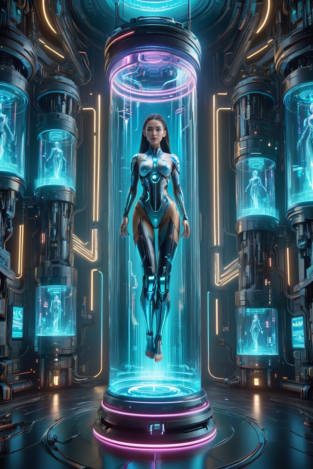 solo,  perfect figure,  long hair on Tensor.Art