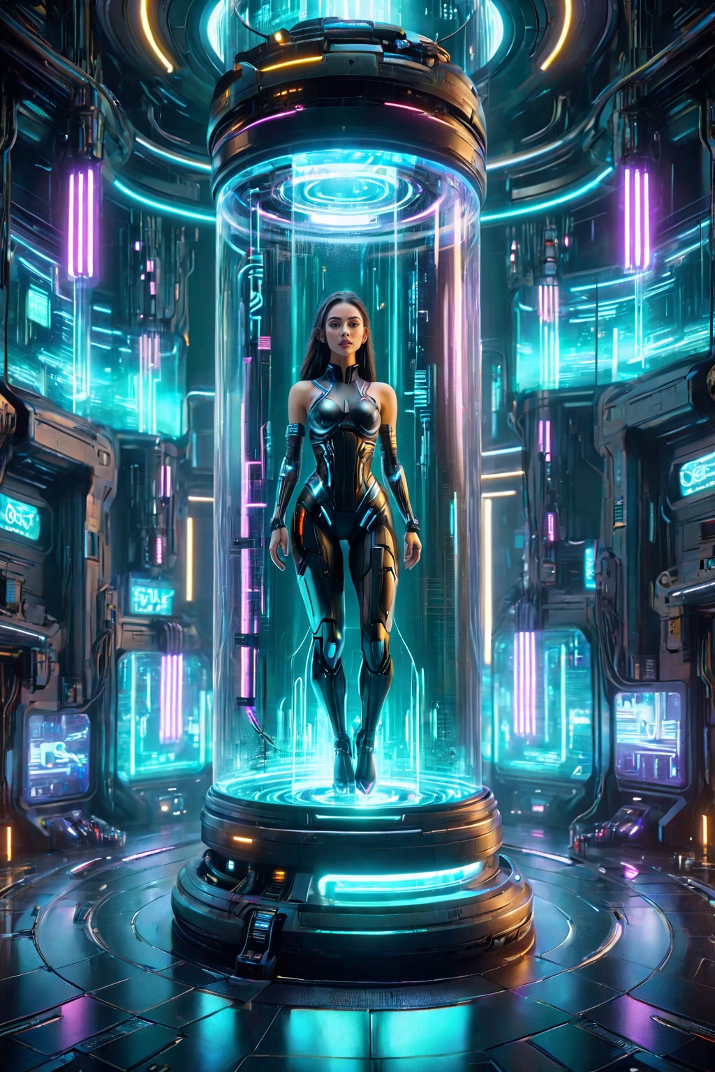 solo,  perfect figure,  long hair on Tensor.Art