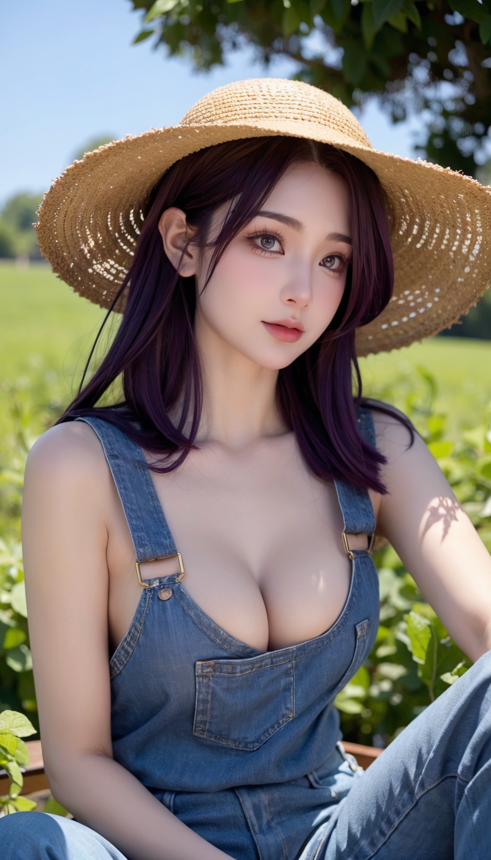 1girl,  young girl,  lovely_purple eyes on Tensor.Art