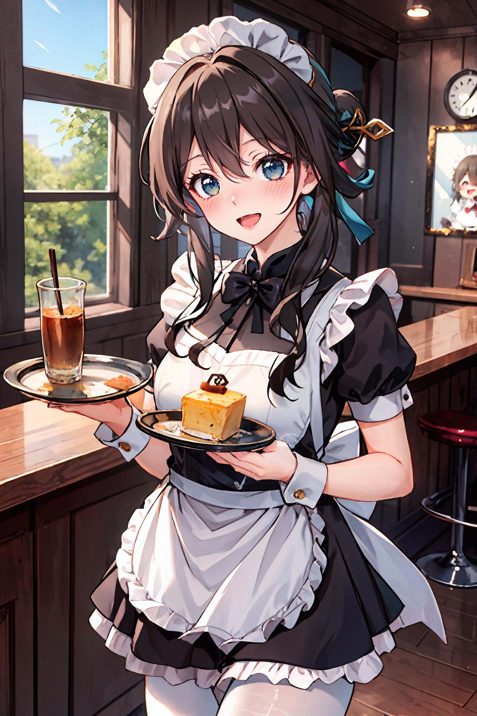 1girl,  ruan mei \(honkai: star rail\),  hair ornament on Tensor.Art