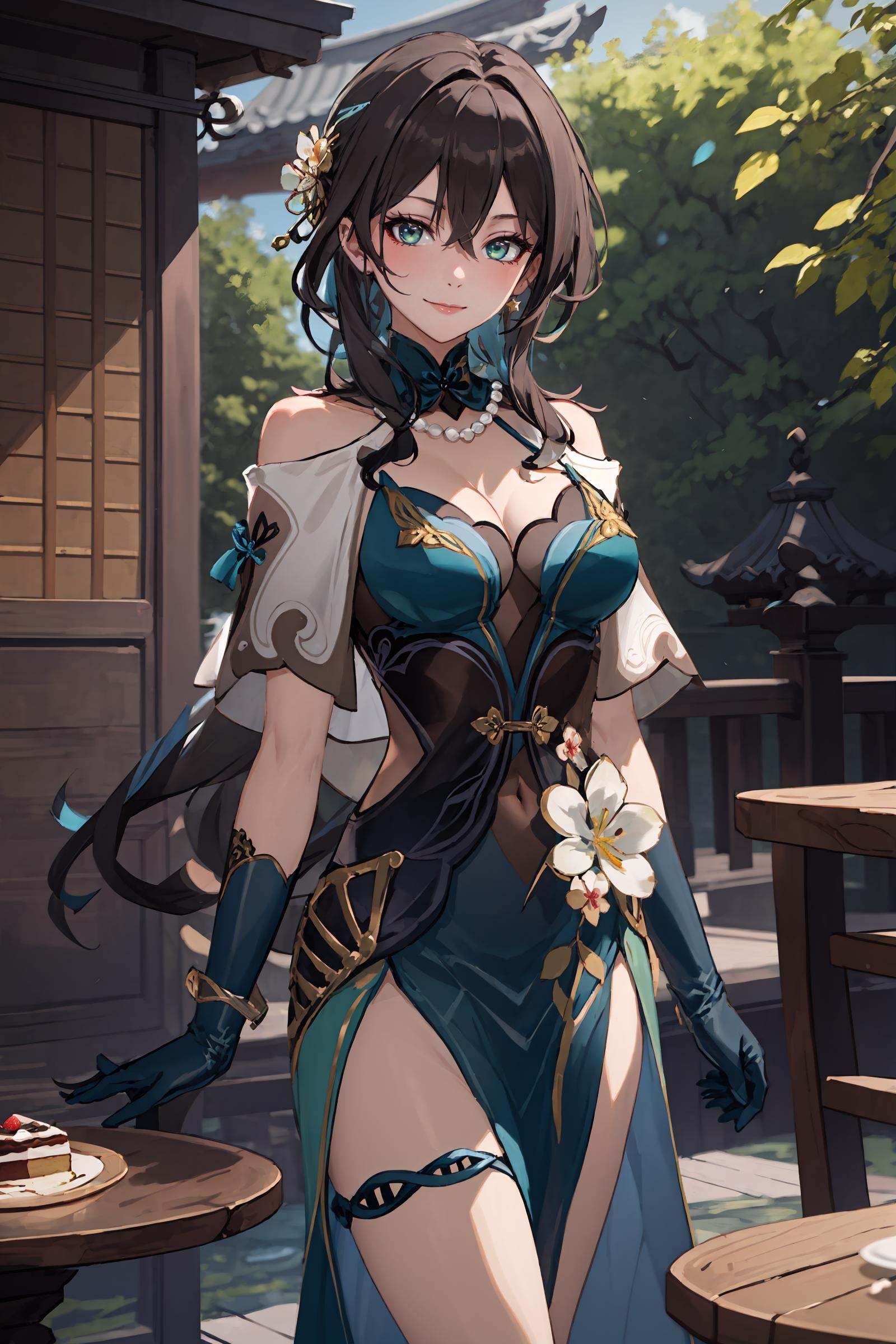 1girl,  ruan mei \(honkai: star rail\),  solo on Tensor.Art
