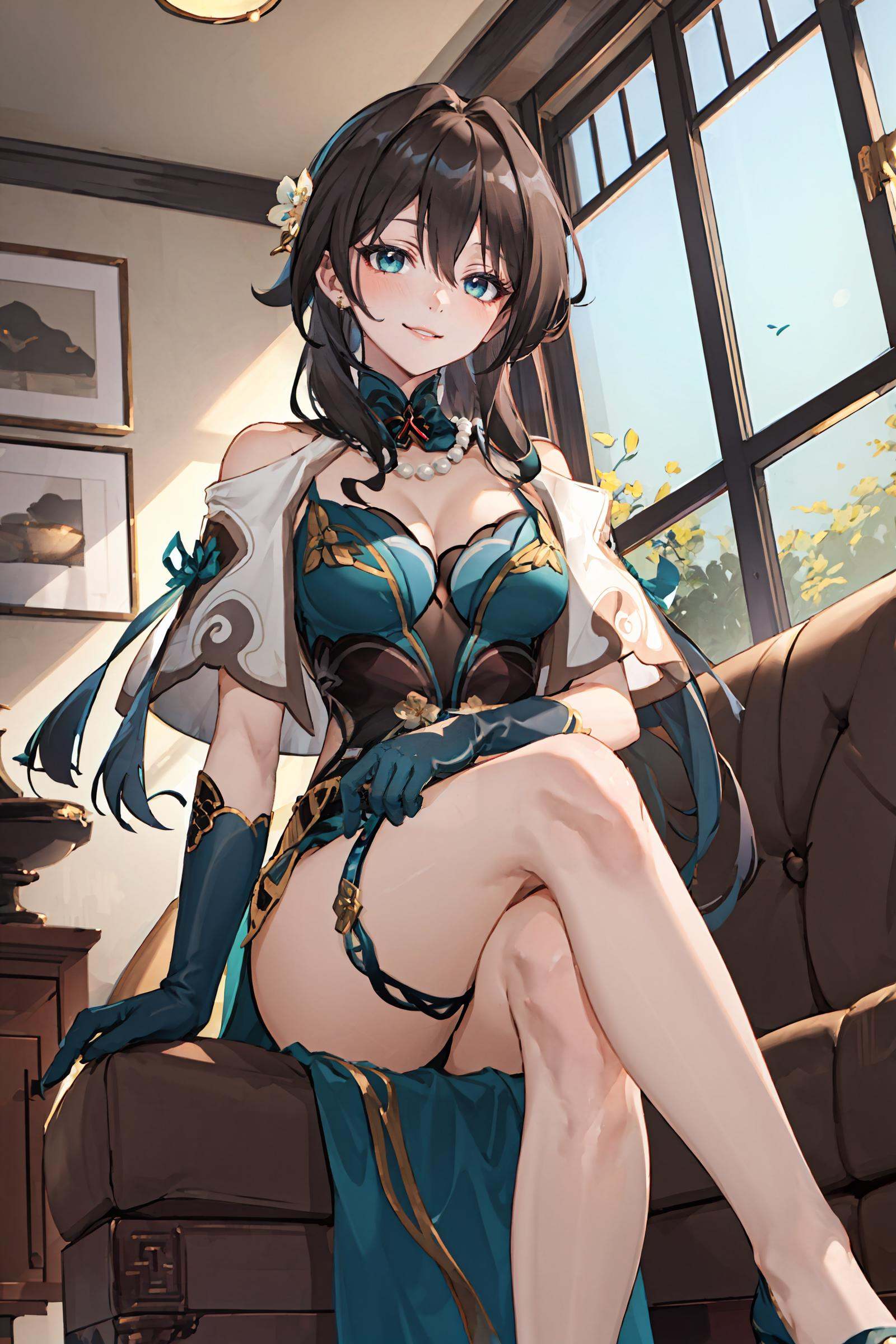 1girl,  ruan mei \(honkai: star rail\),  solo on Tensor.Art