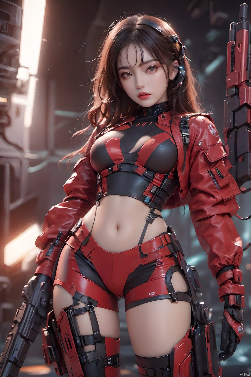 1girl,  Future style gel coat,  Future Combat Suit on Tensor.Art