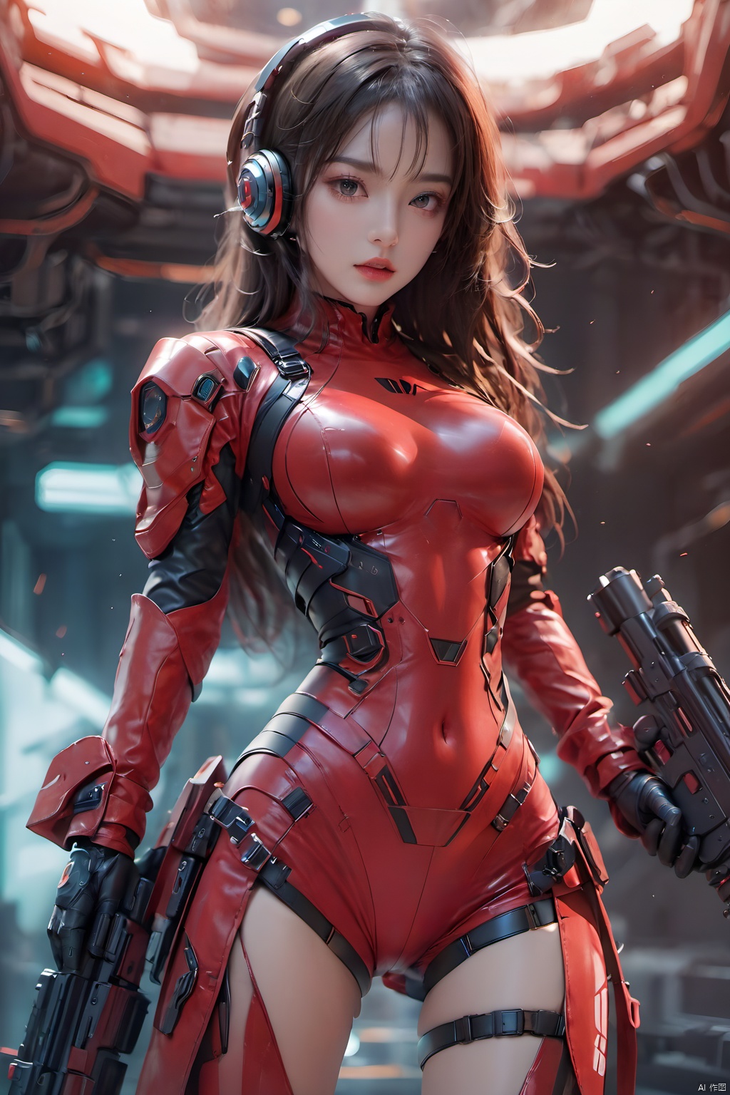 1girl,  Future style gel coat,  Future Combat Suit on Tensor.Art