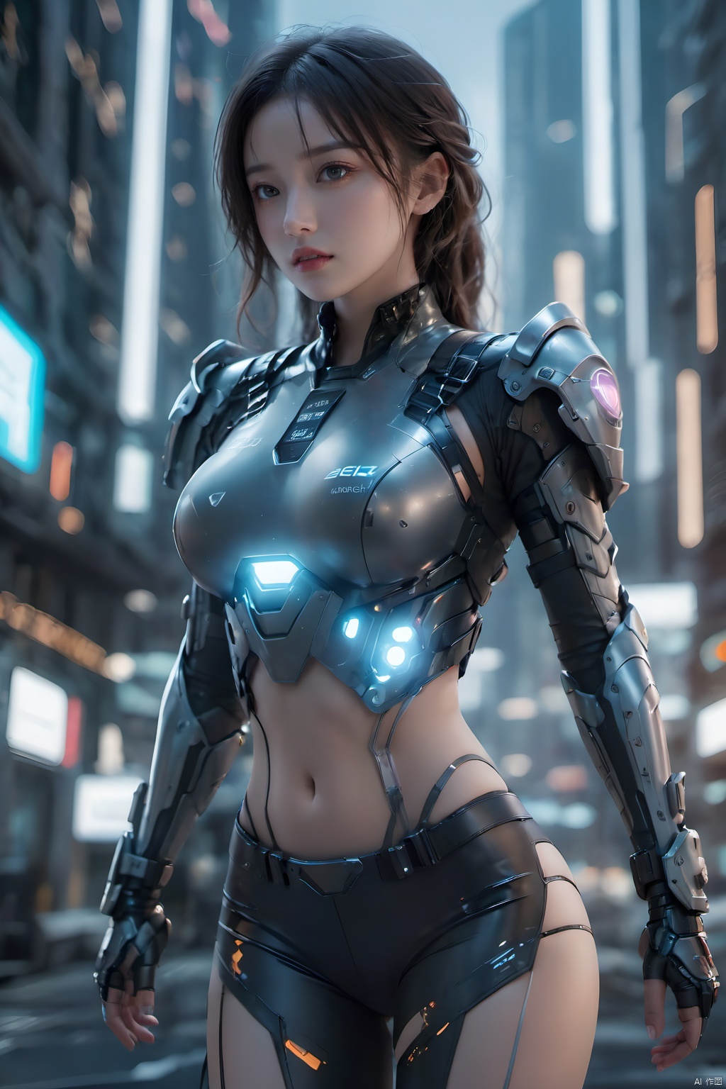1girl,  Future style gel coat,  Future Combat Suit on Tensor.Art