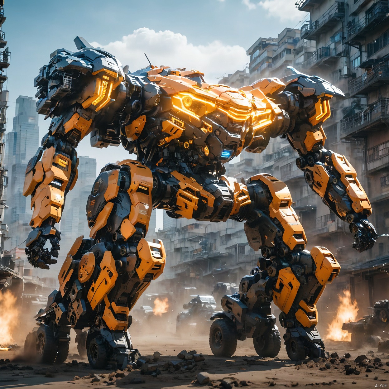  A super mecha combat vehicle, best quality, masterpiece, 8k.,circuitboard
