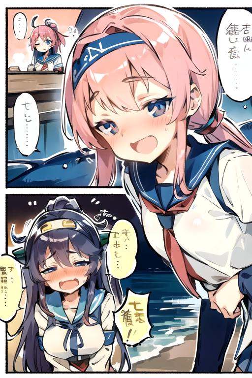 AGGA_ST021,  akashi (kancolle),  kamoi (kancolle) on Tensor.Art