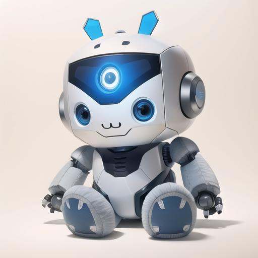 stuffed toy,solo,robot，no humans, <lora:stuffed_toy1.5v1.2:1>