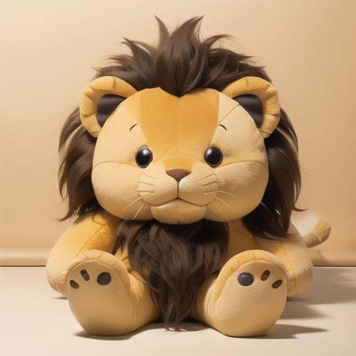 <lora:stuffed_toy1.5v1.2:1>stuffed toy, no humans,stuffed lion,