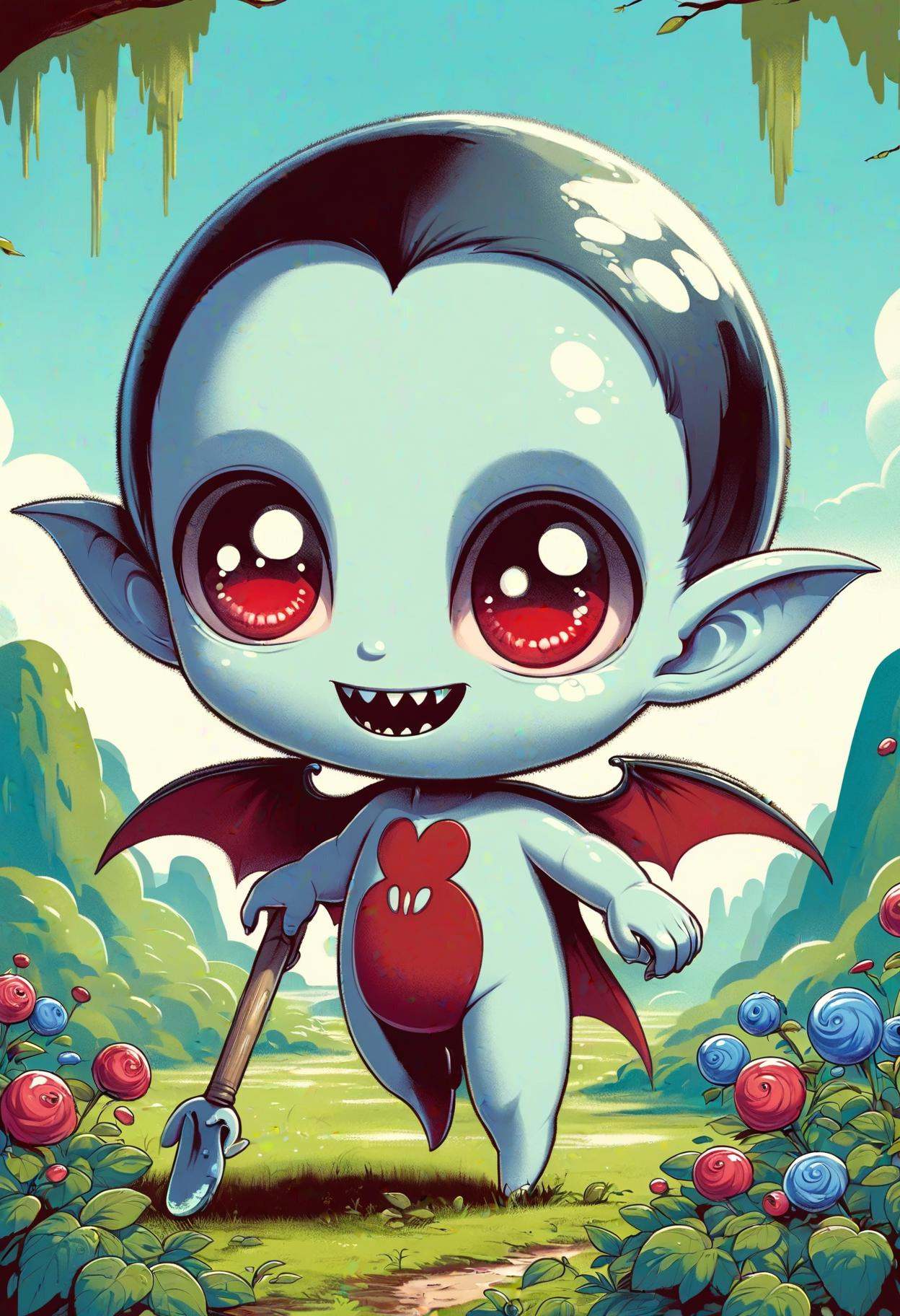 DonMCu73T00nXL anime vampire,  1 feet small,  humanoid by DonMischo on Tensor.Art