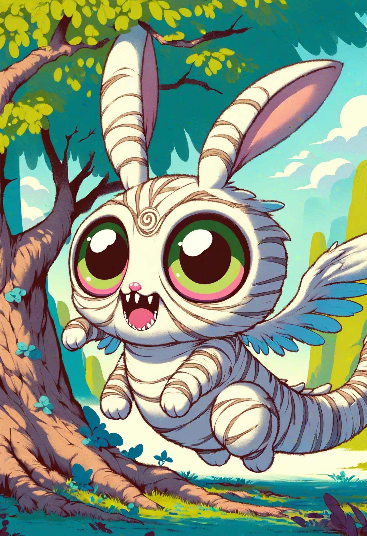 DonMCu73T00nXL anime mummy,  mythical mammalian creature,  hybrid creature by DonMischo on Tensor.Art
