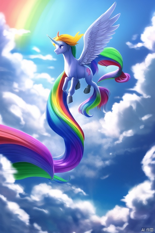 8k,16k,insanelydetailed,intricate,PegasusRainbowdashstandingonacloud,sunglasses,sharpfocus,multicoloredmane,byJosephinewall,byJackKirby