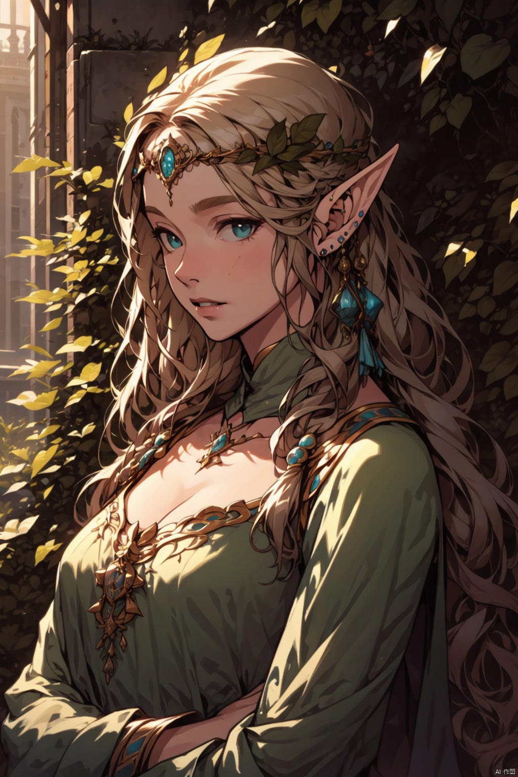  absurdres,absurdres,realistic,(full_shot:1.8), solo, Elf