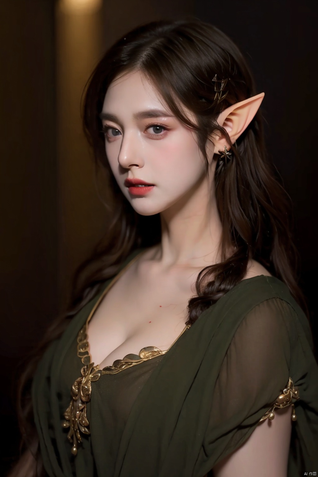  absurdres,absurdres,realistic,(full_shot:1.8), solo, Elf