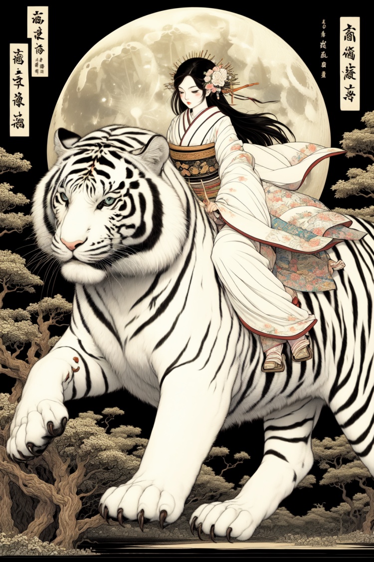 画虎姬--Painted tiger - v1 | 吐司tusi.cn