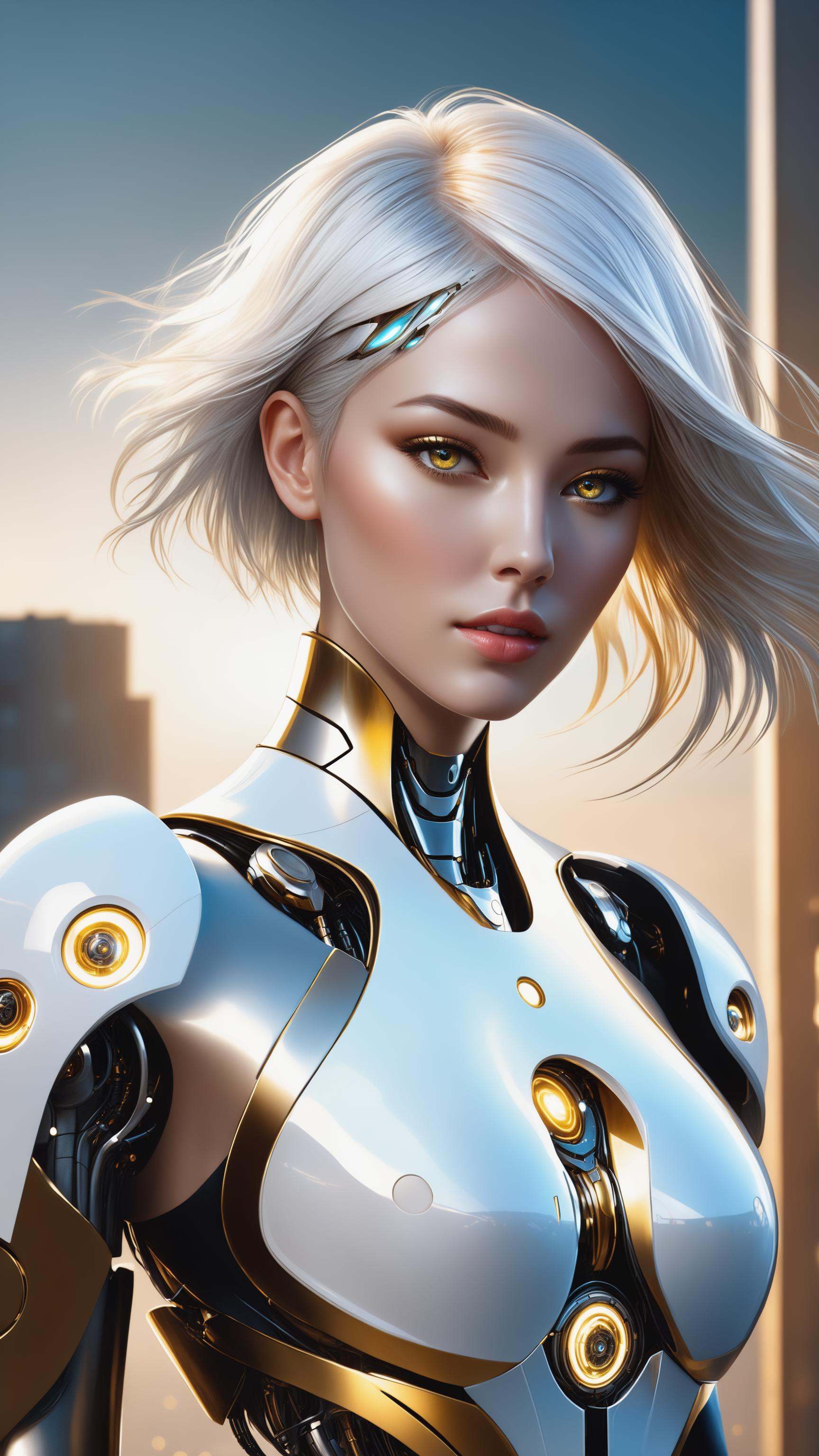 1 cyborg,  ,  1girl on Tensor.Art