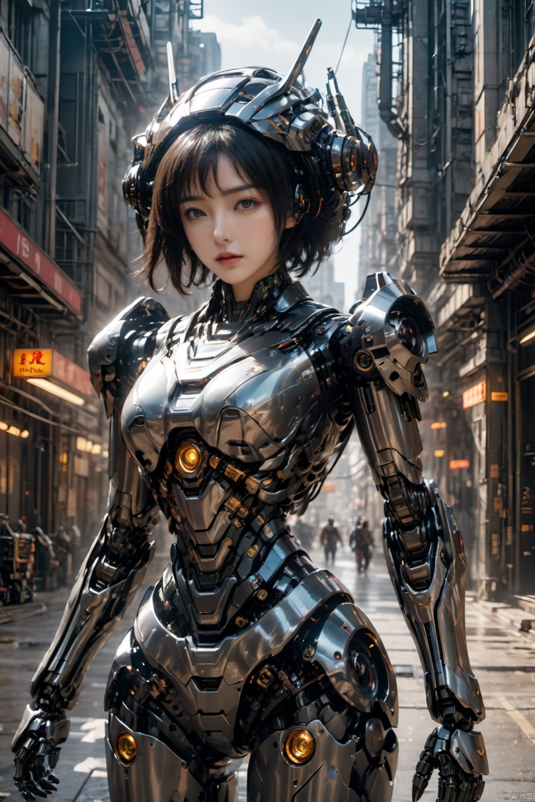 超酷机甲girl（基础模型XL） by 一念 on Tensor.Art