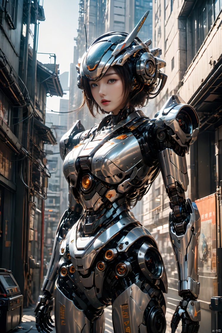 超酷机甲girl（基础模型XL） by 一念 on Tensor.Art