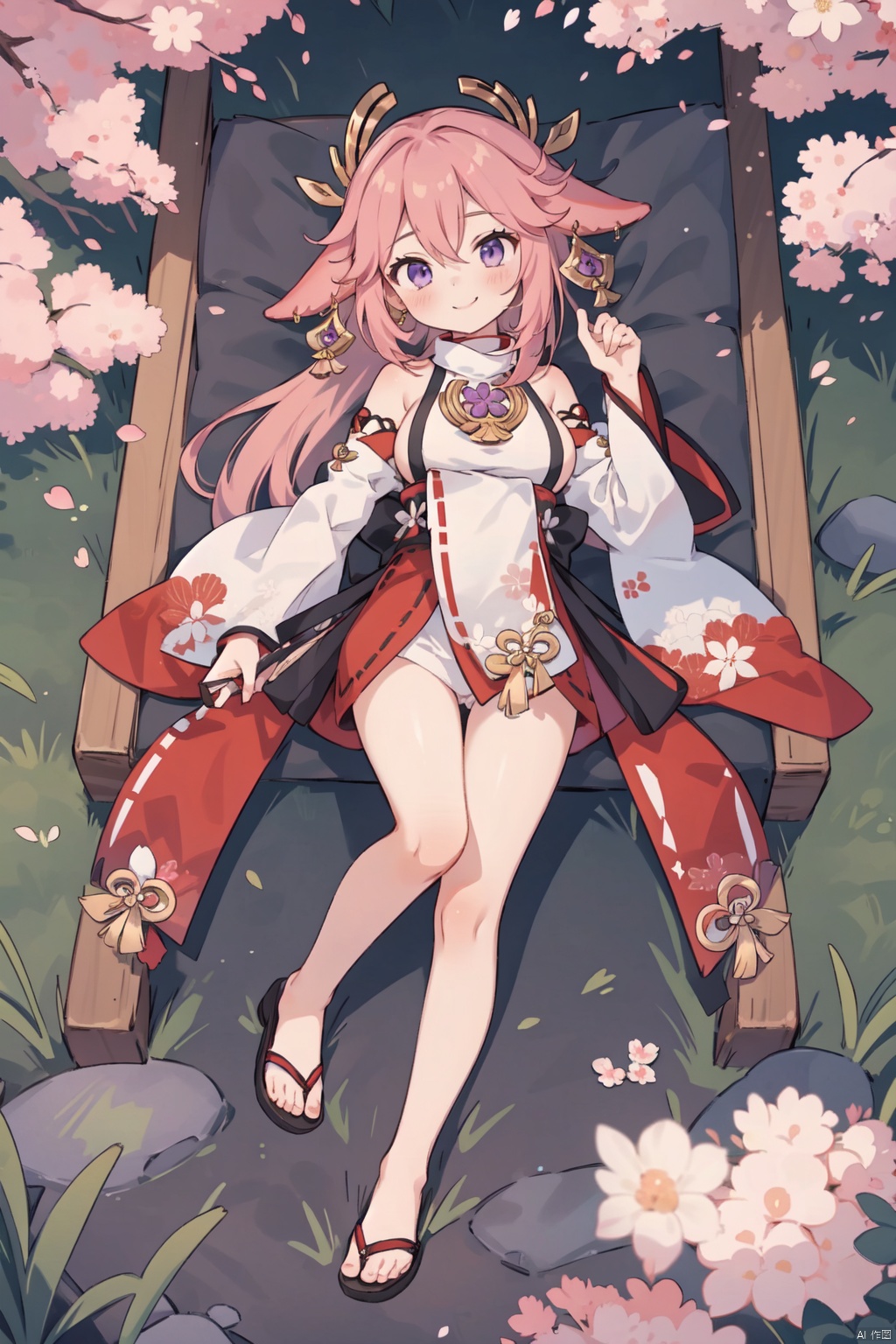 1girl,  yae miko,  solo on Tensor.Art