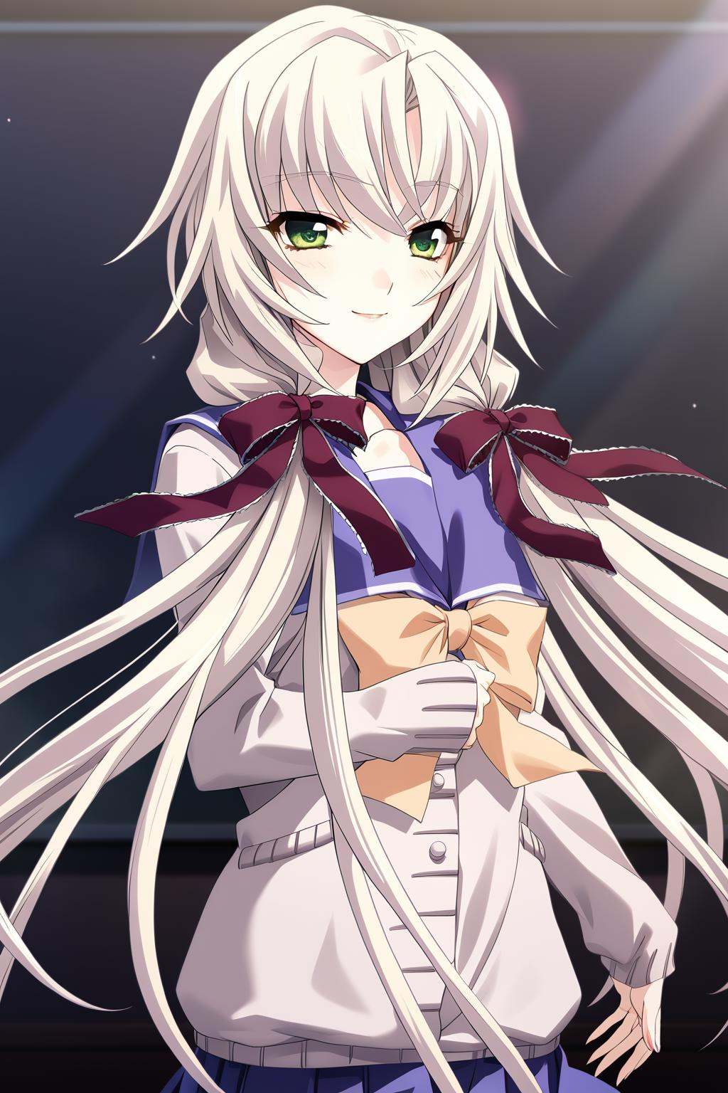 1girl,  kagamigawa chloe,  sumisora uniform on Tensor.Art