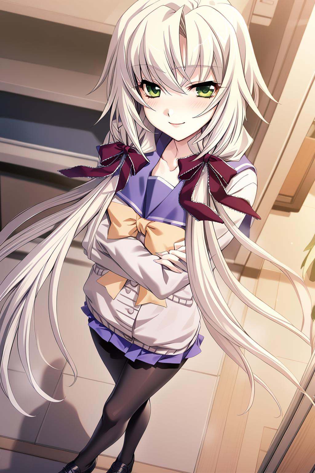 1girl,  kagamigawa chloe,  sumisora uniform on Tensor.Art