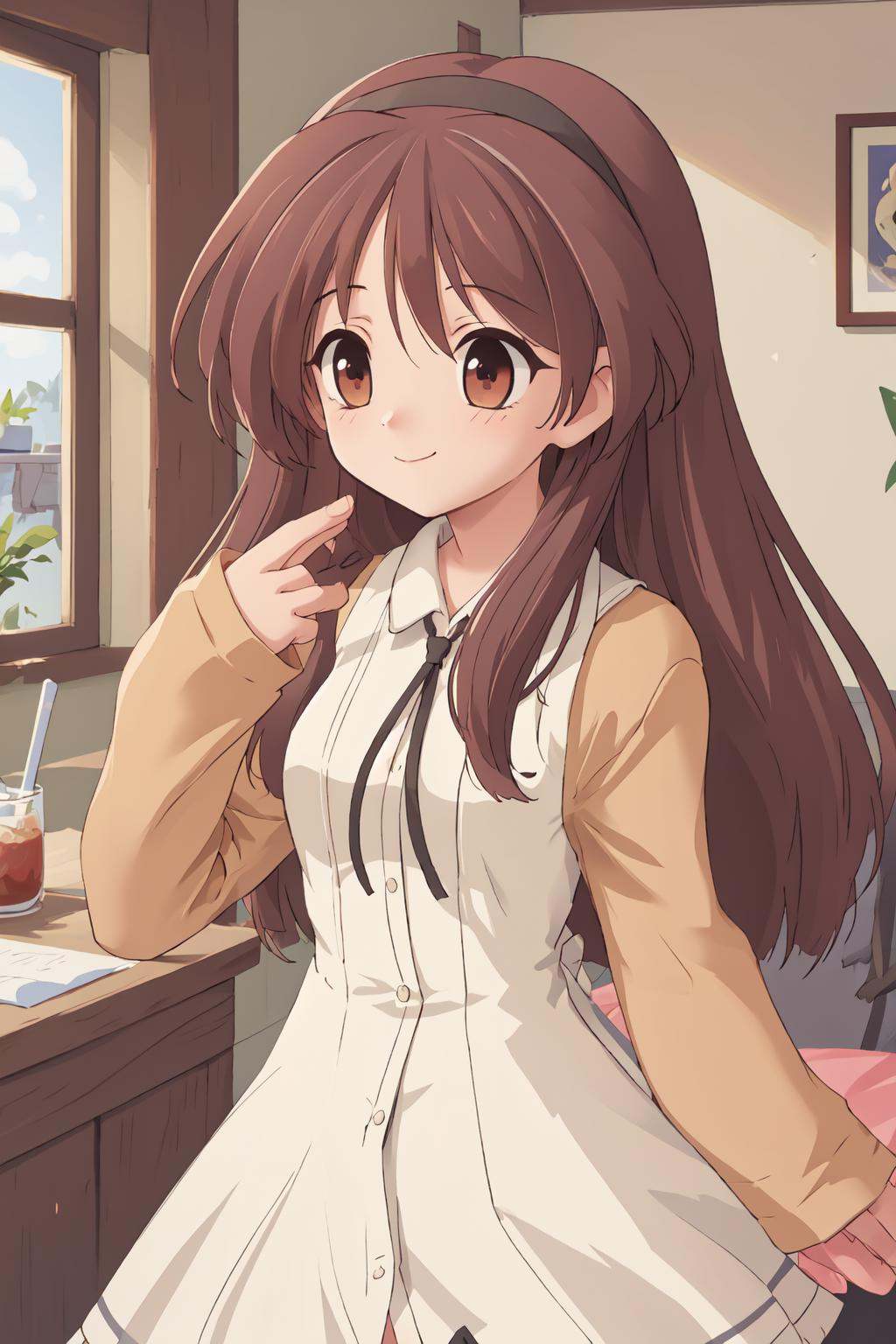 ayaka hizuki,  DAILY DRESS,  HAIRBAND on Tensor.Art